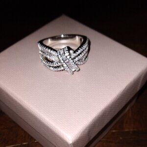 Elegant Luxury Ring, Made in Europe, Size - 8